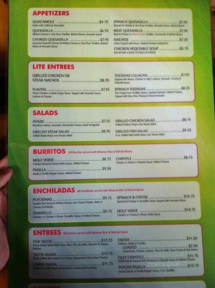Las Fajitas - Boca Raton, FL menu_pic