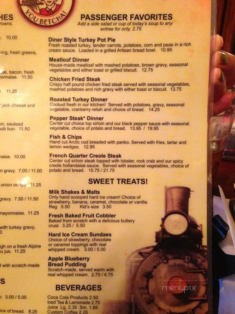 Frank's Diner - Spokane, WA menu_pic