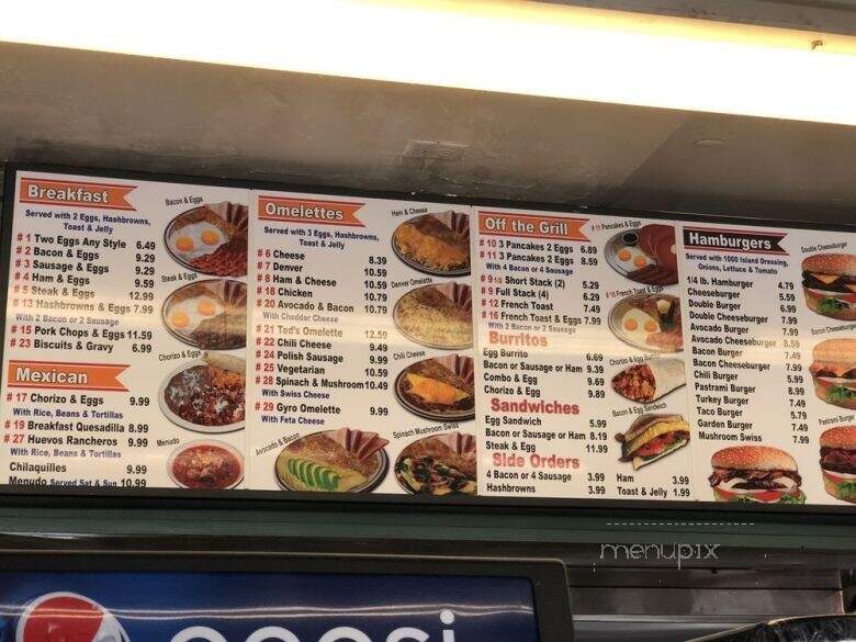 Ted's Burgers - Carson, CA menu_pic