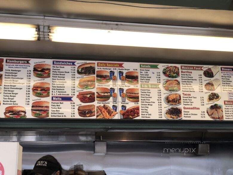 Ted's Burgers - Carson, CA menu_pic