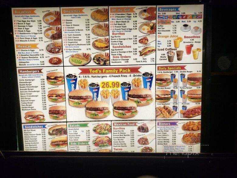 Ted's Burgers - Carson, CA menu_pic