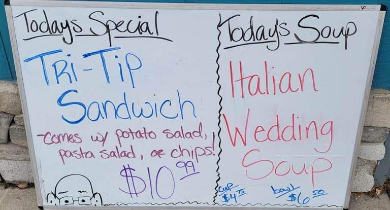 Nichole's Coffee Depot - Portola, CA menu_pic