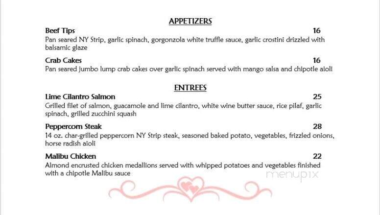 Playwright Irish Pub Restaurant - Hamden, CT menu_pic