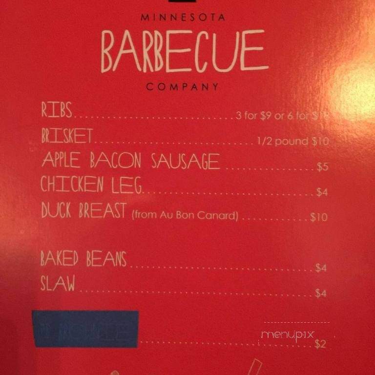 Lakes & Legends Brewing - Minneapolis, MN menu_pic
