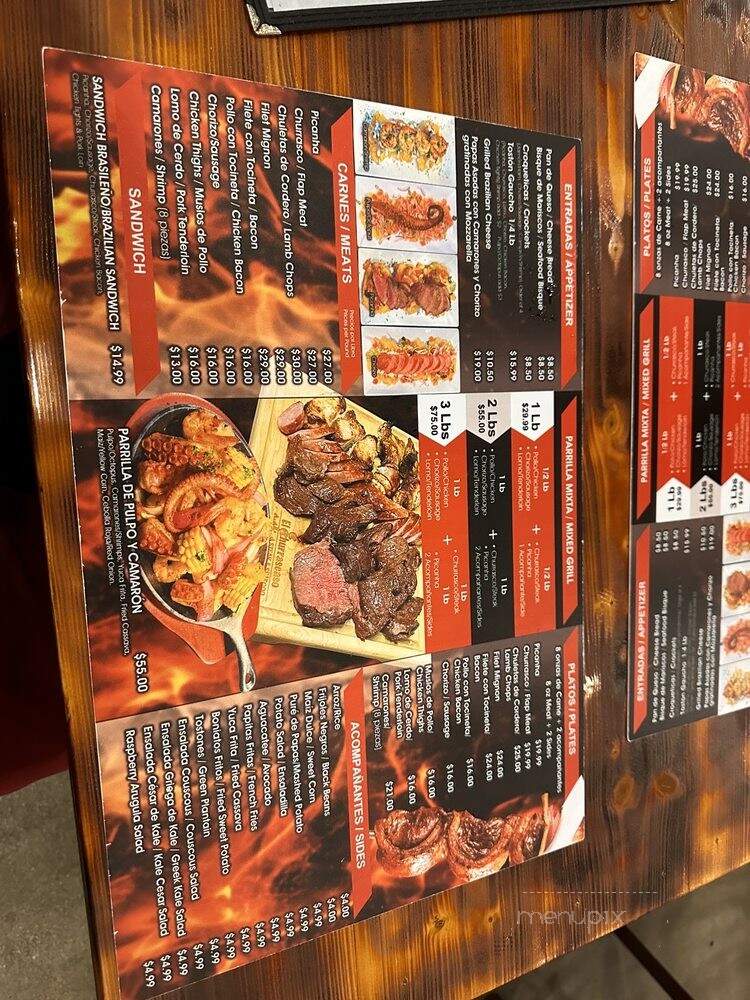 El Churrascaso - Miramar, FL menu_pic