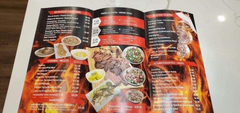 El Churrascaso - Miramar, FL menu_pic