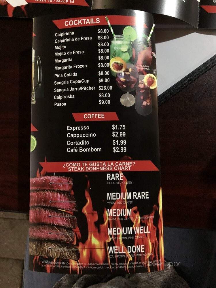 El Churrascaso - Miramar, FL menu_pic