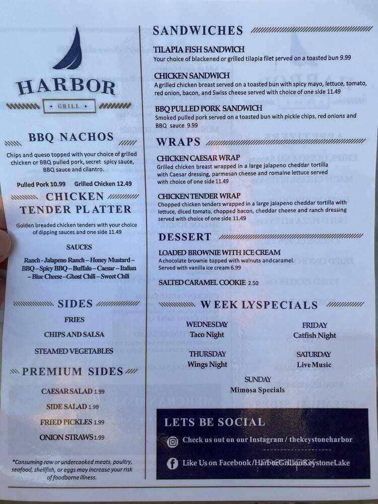 Harbor Grill - Mannford, OK