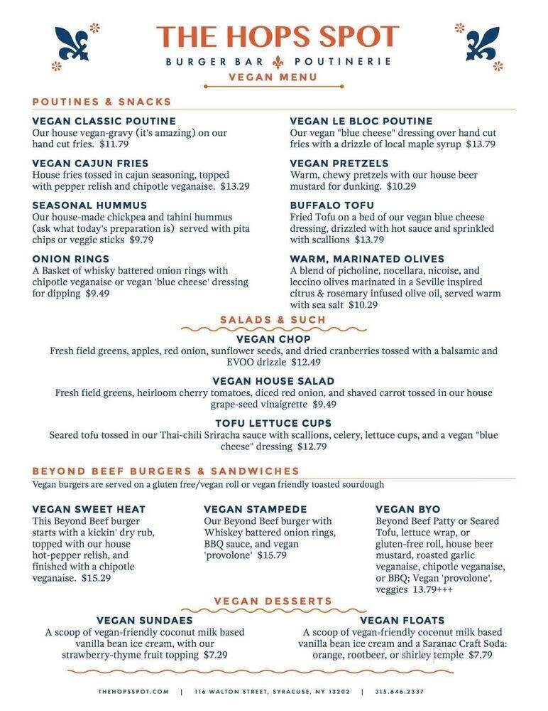 The Hops Spot - Clayton, NY menu_pic