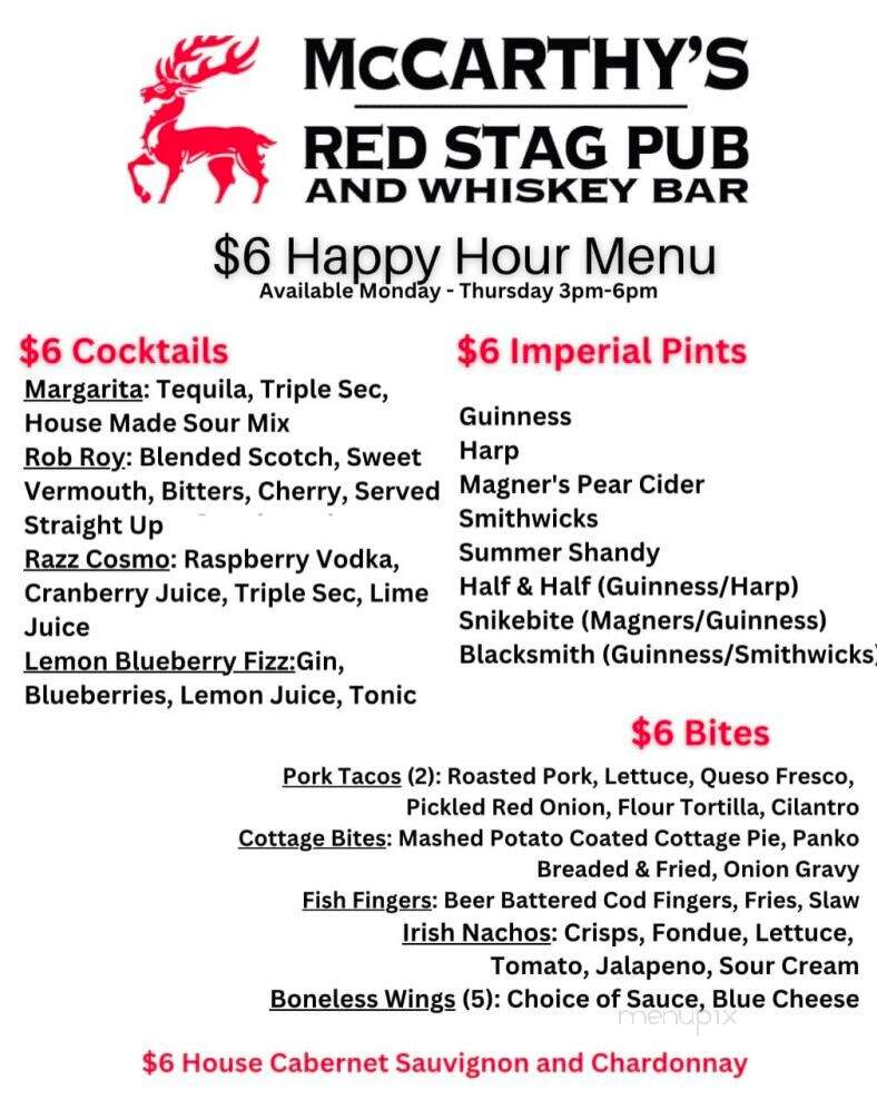 McCarthy's Red Stag Pub And Whiskey Bar - Bethlehem, PA