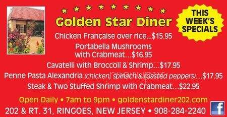 Ringoes Golden Star Diner - Ringoes, NJ