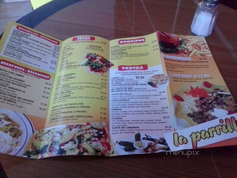 La Parrilla - Lisle, IL menu_pic