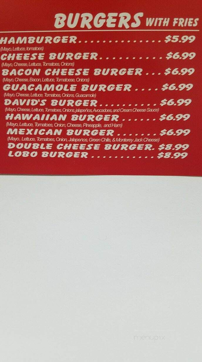 El Cupidos Mexican Food - Snowflake, AZ menu_pic
