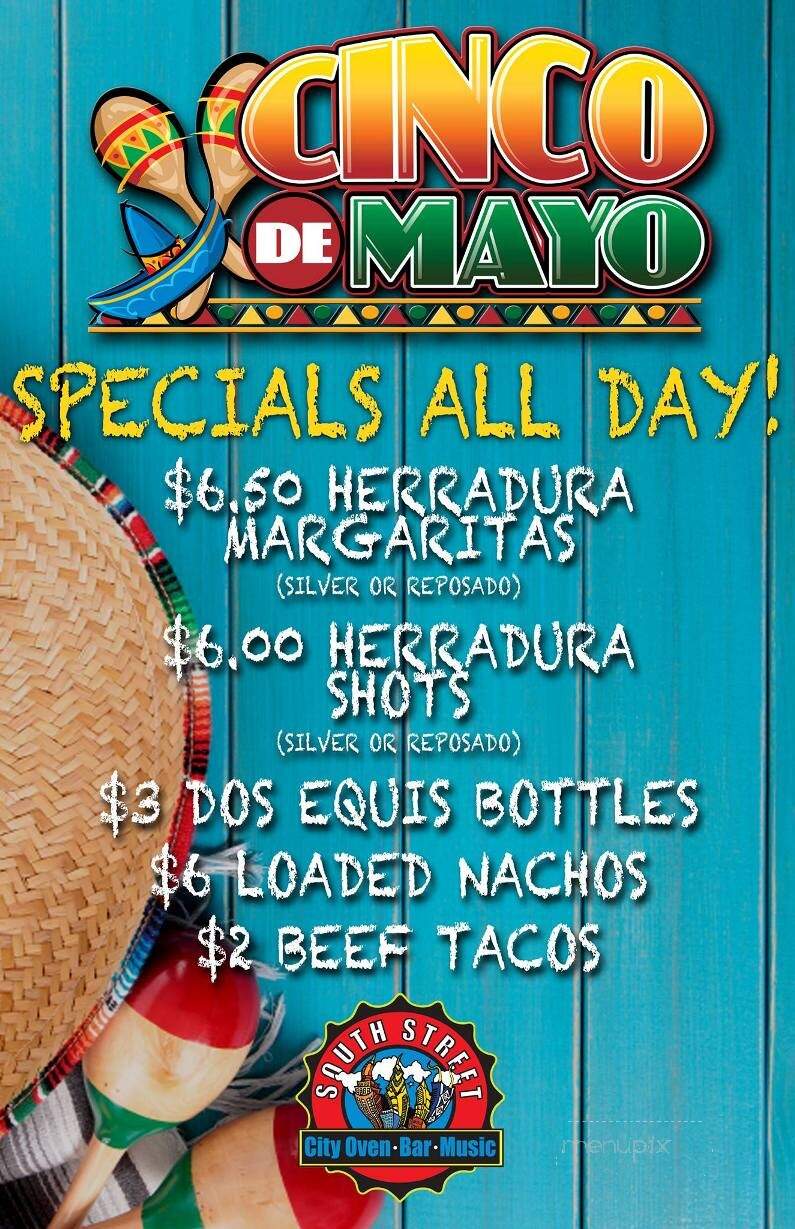 South Street - Naples, FL menu_pic