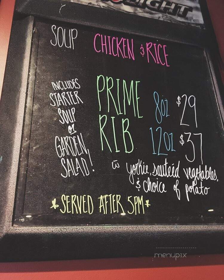 Shorty's Bar & Grill Inc - Owen Sound, ON menu_pic