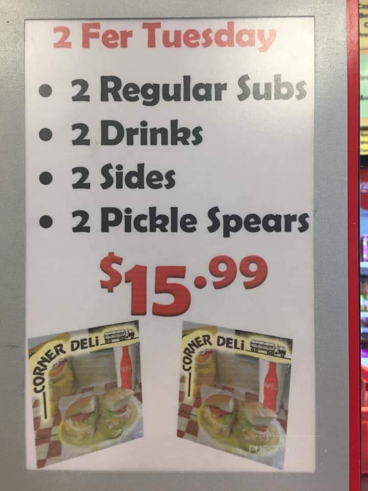 Corner Deli - Las Cruces, NM menu_pic