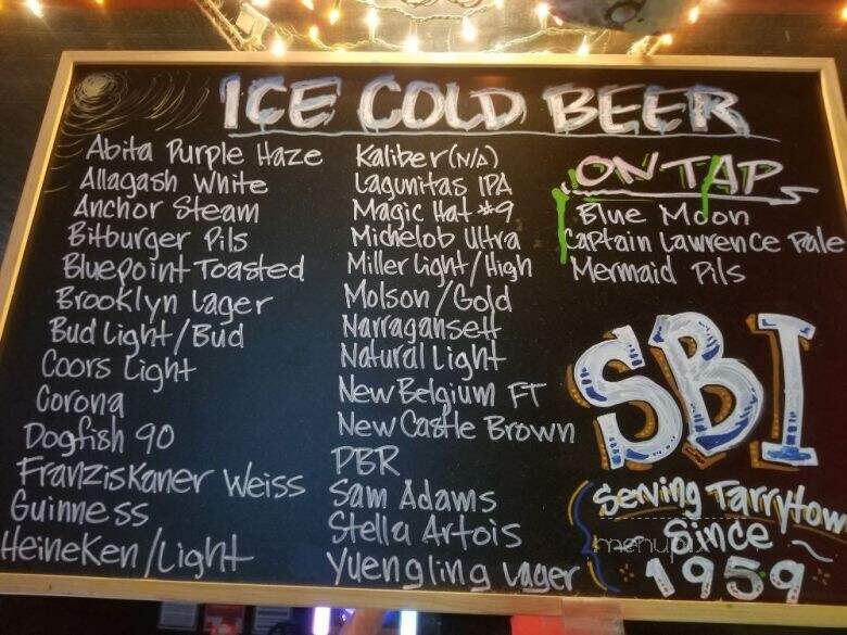 Set Back Inn - Tarrytown, NY menu_pic
