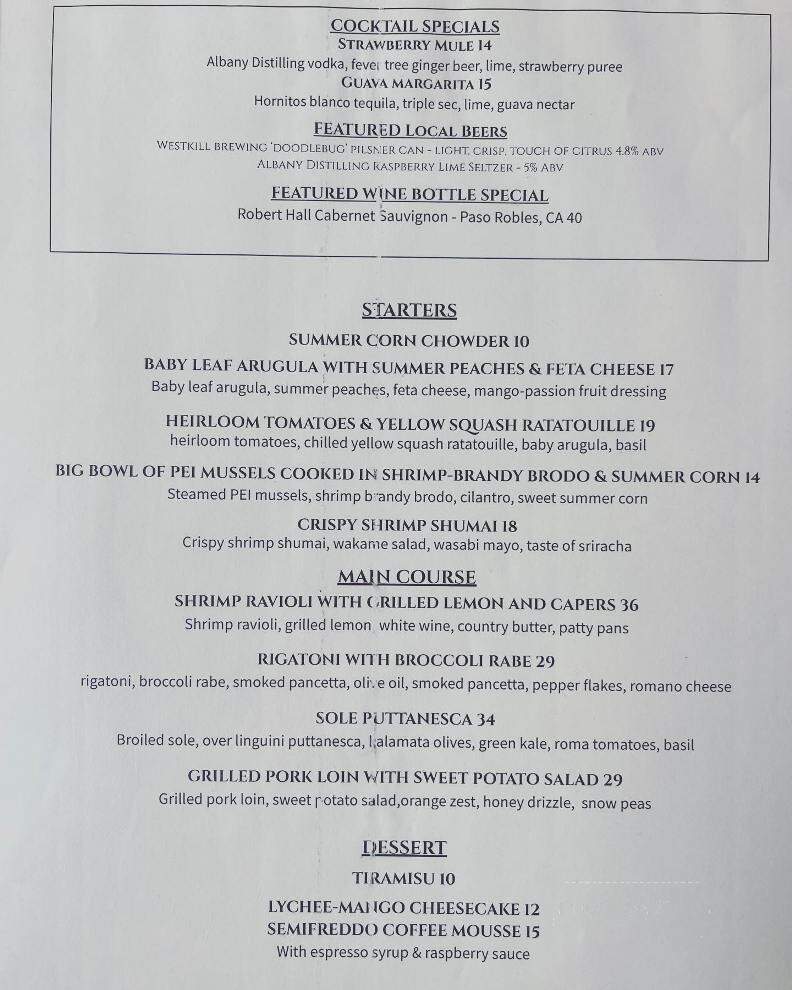 Ship To Shore - Kingston, NY menu_pic