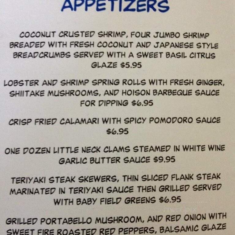 Ship To Shore - Kingston, NY menu_pic