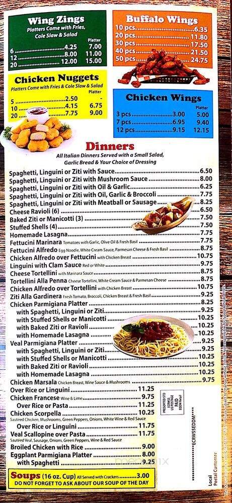 Toms Corner Grill - Philadelphia, PA menu_pic