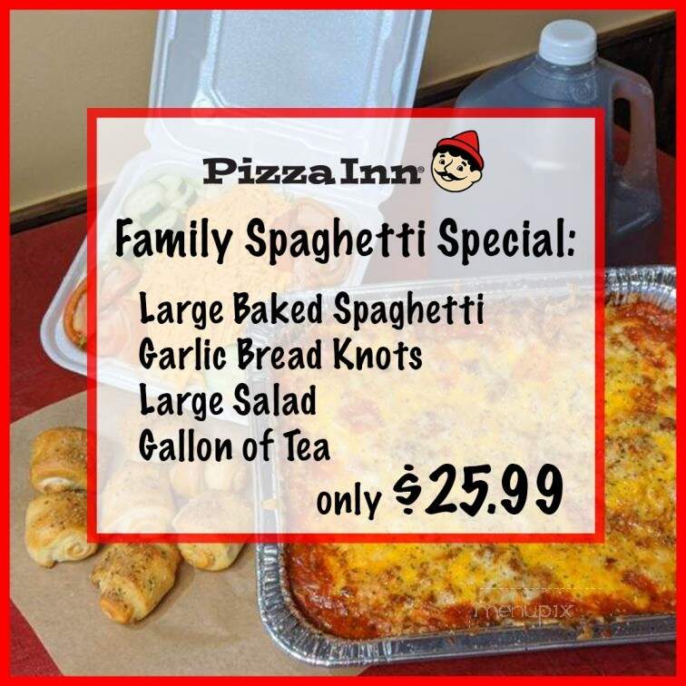 Pizza Inn - Greer, SC menu_pic