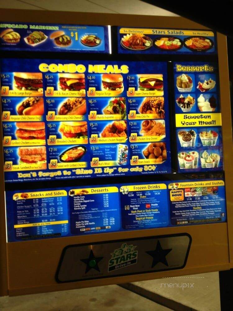 Stars Restaurant - Brownsville, TX menu_pic