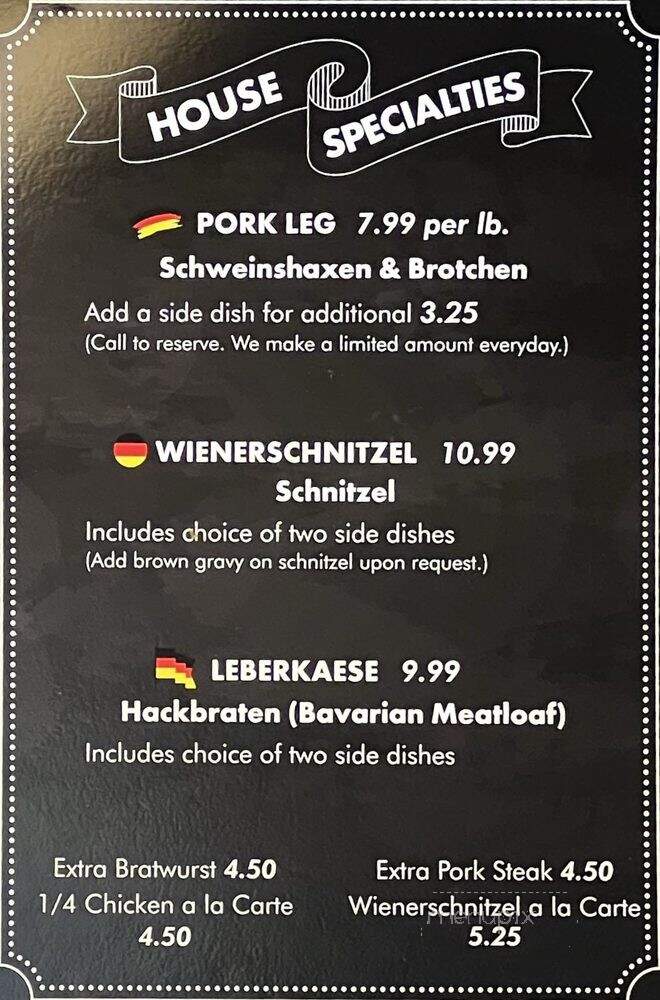 Siegfried's Delicatessen - Salt Lake City, UT menu_pic