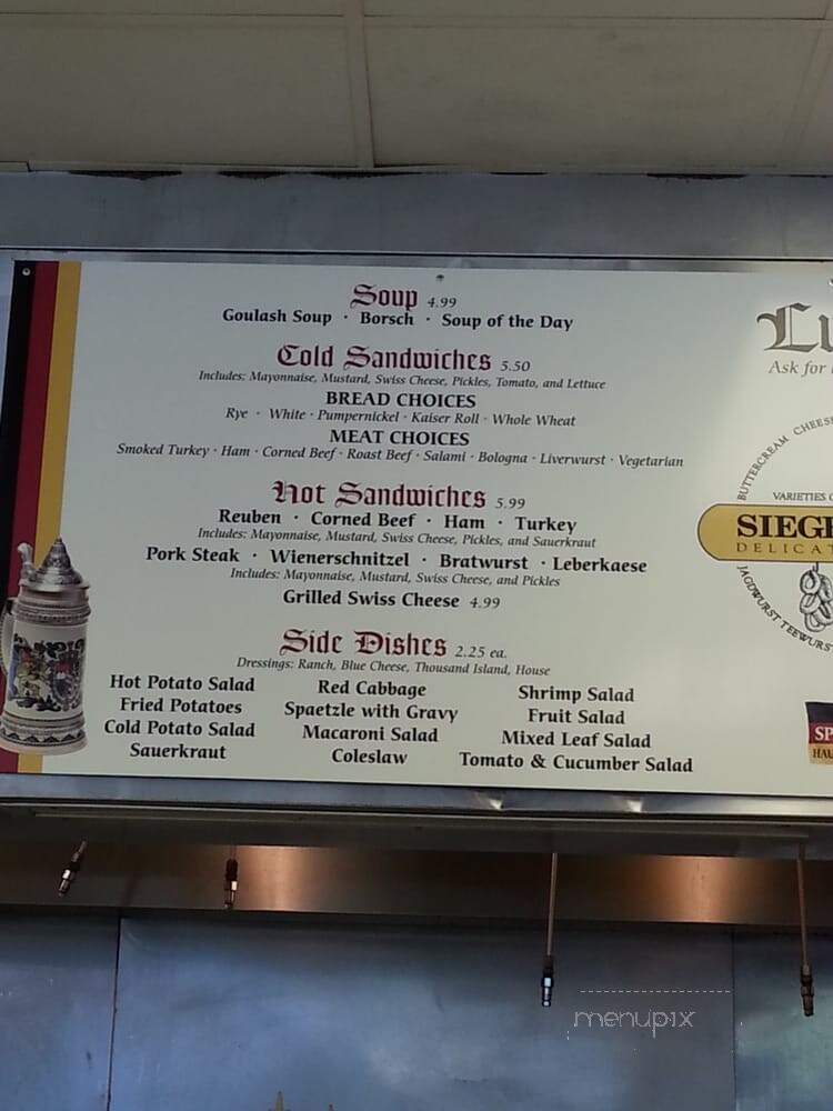 Siegfried's Delicatessen - Salt Lake City, UT menu_pic