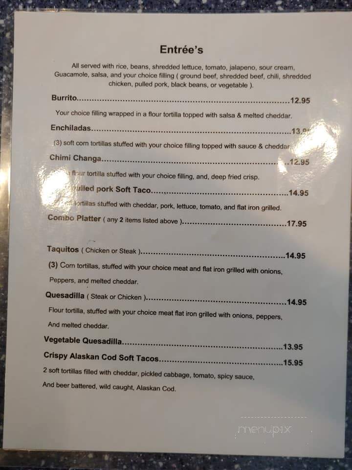 Bernie's - Montgomery Center, VT menu_pic