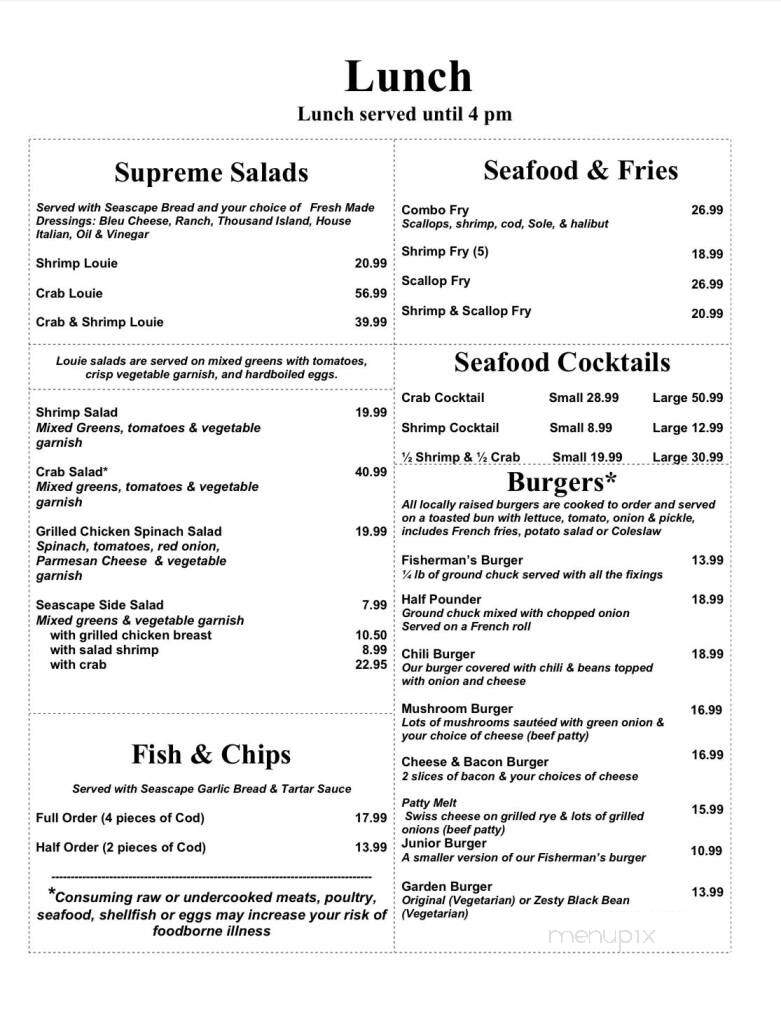 Seascape Restaurant - Trinidad, CA