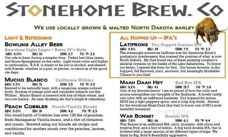 Stonehome Brewing - Watford City, ND