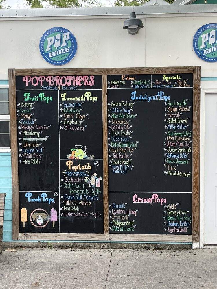 Pop Brothers - Ocean Springs, MS menu_pic