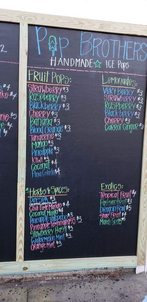 Pop Brothers - Ocean Springs, MS menu_pic