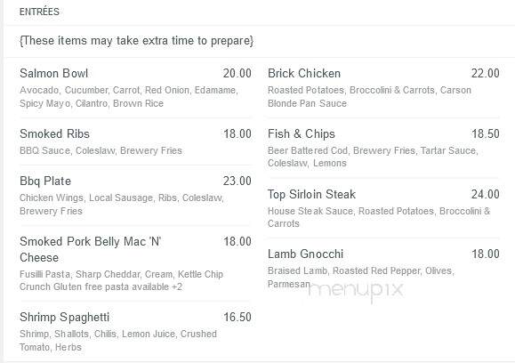 The Union - Carson City, NV menu_pic