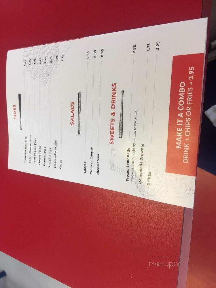 Big Mill's Cheesesteaks - Gainesville, FL menu_pic