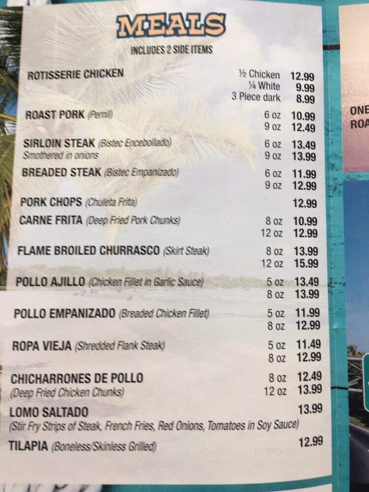 Izla - Fishkill, NY menu_pic