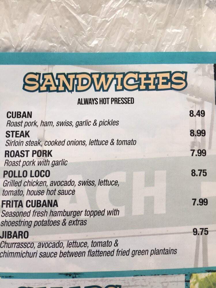 Izla - Fishkill, NY menu_pic