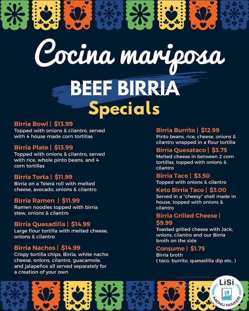 Cocina Mariposa - Eureka, CA