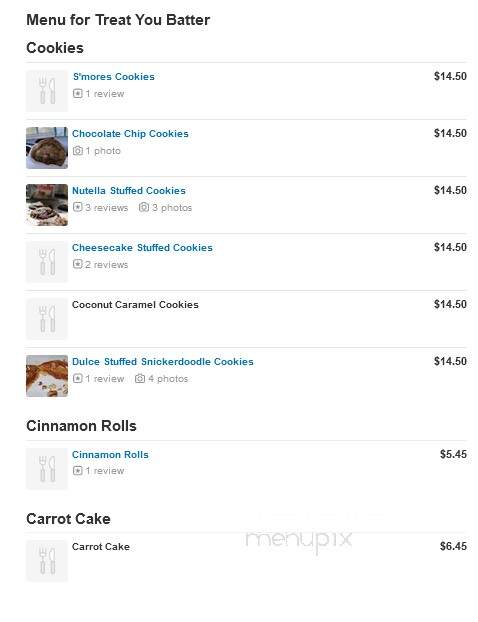 Treat You Batter - Detroit, MI menu_pic