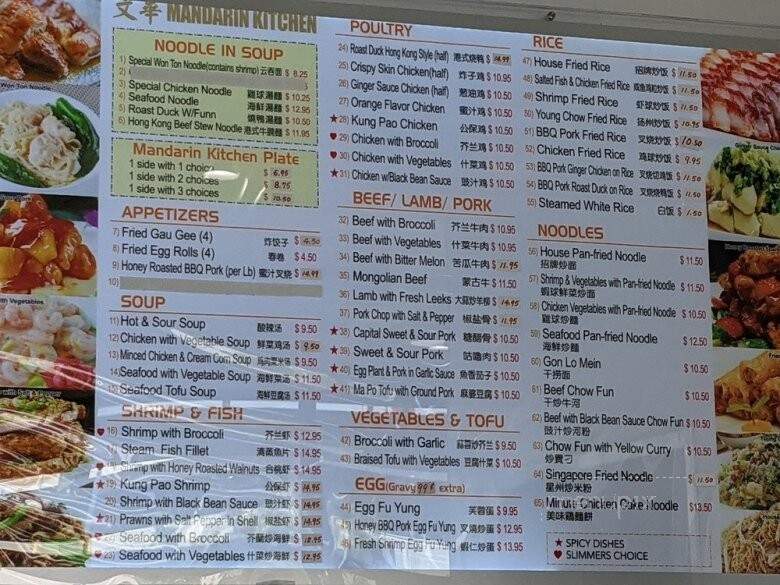 Mandarin Kitchen - Honolulu, HI menu_pic