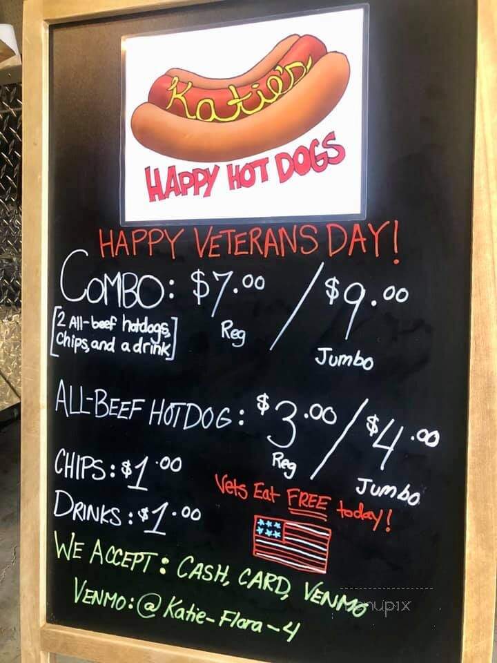 Katie's Happy Hot Dogs - Lexington, KY menu_pic