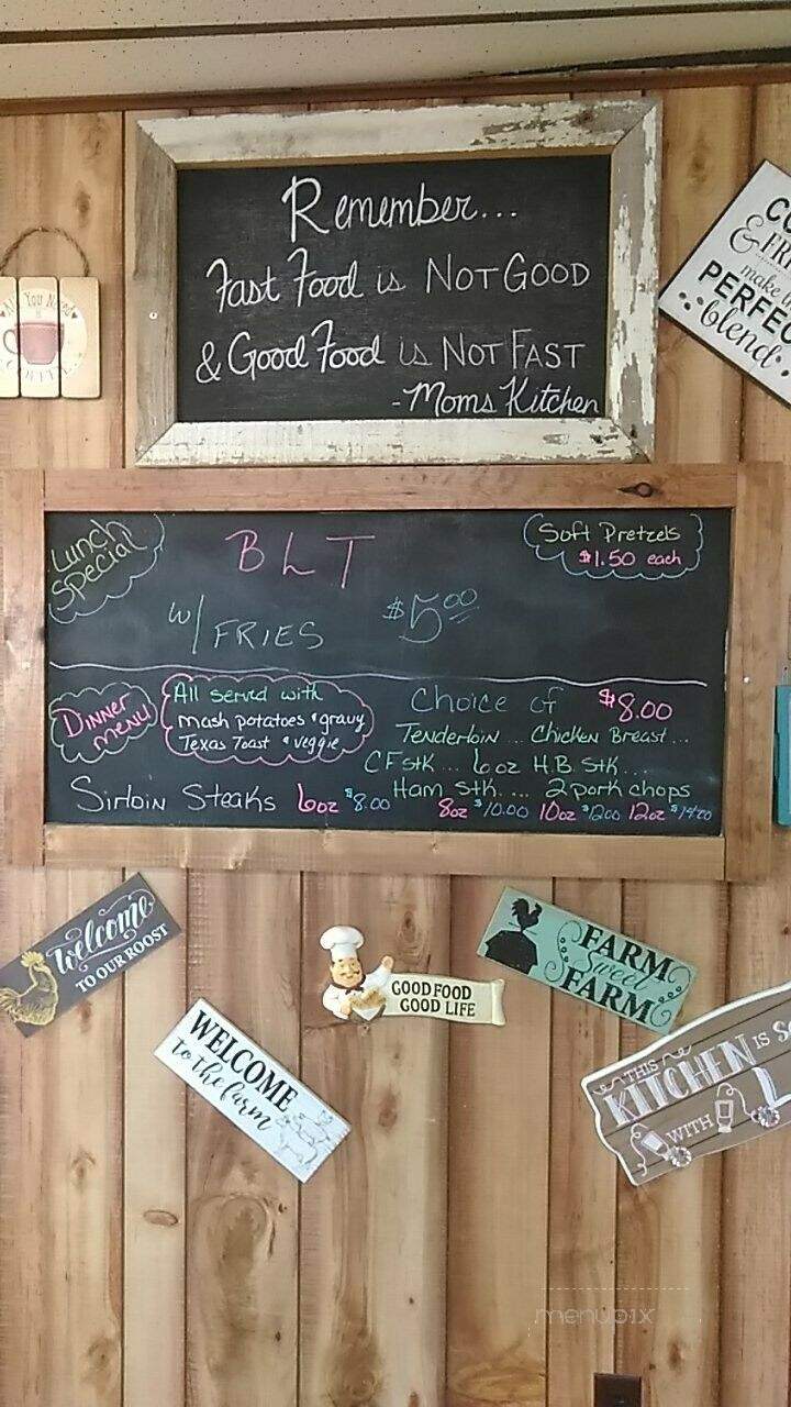 Moms Kitchen - Warsaw, MO menu_pic