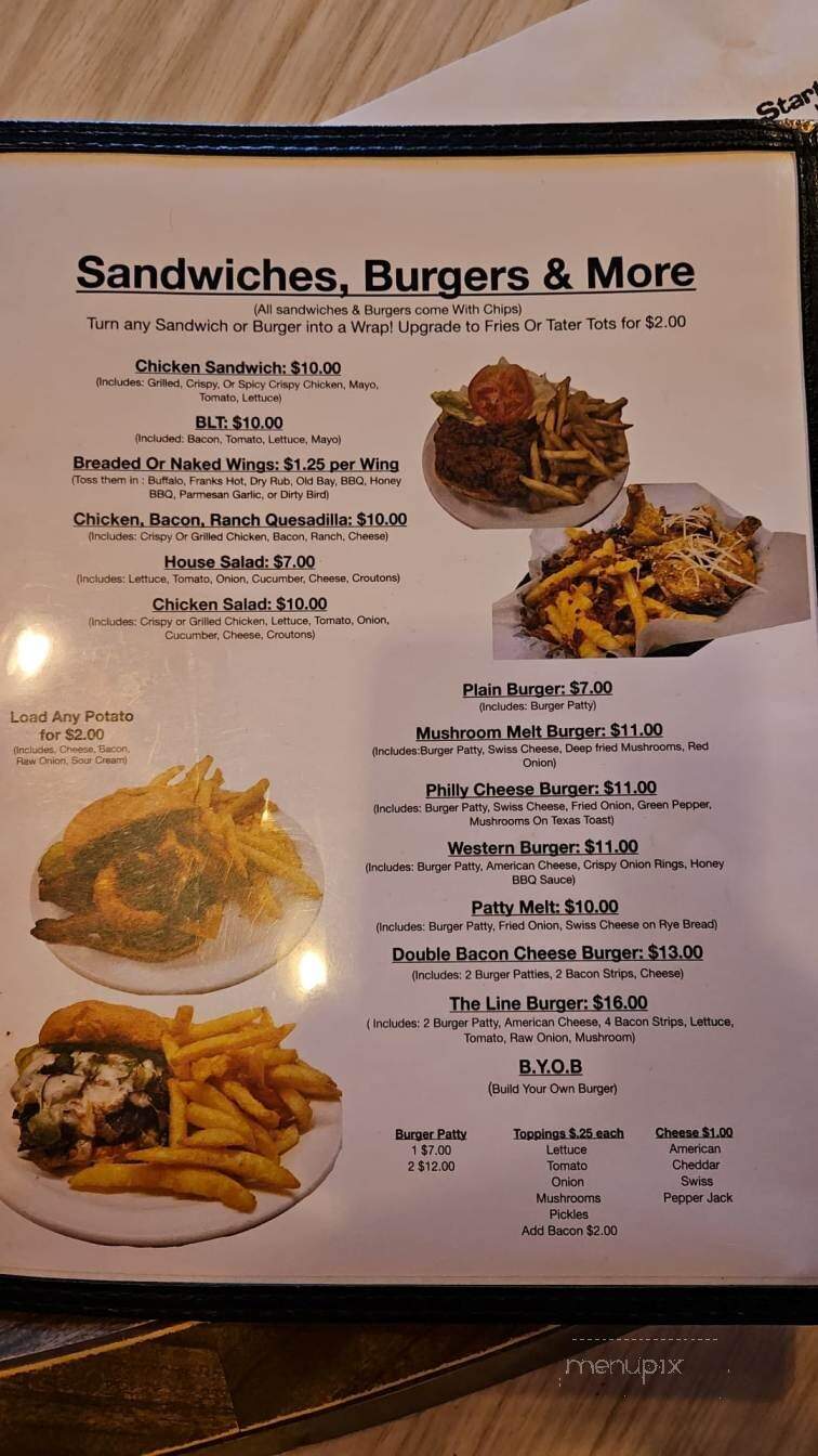 New County Line Bar & Grill - Warrens, WI menu_pic