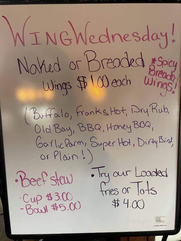 New County Line Bar & Grill - Warrens, WI menu_pic