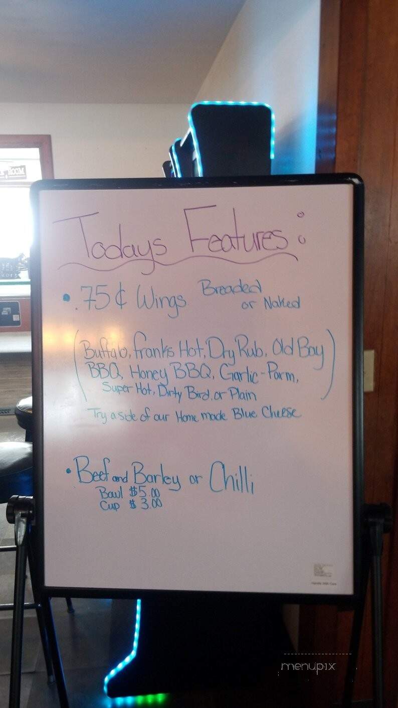 New County Line Bar & Grill - Warrens, WI menu_pic