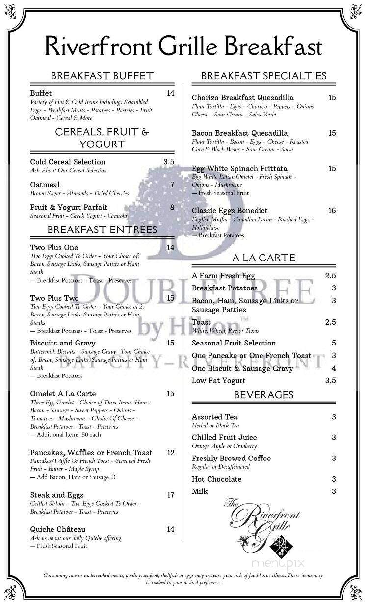 Riverfront Grille - Bay City, MI menu_pic