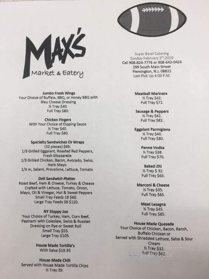 Max's Market & Eatery - Flemington, NJ