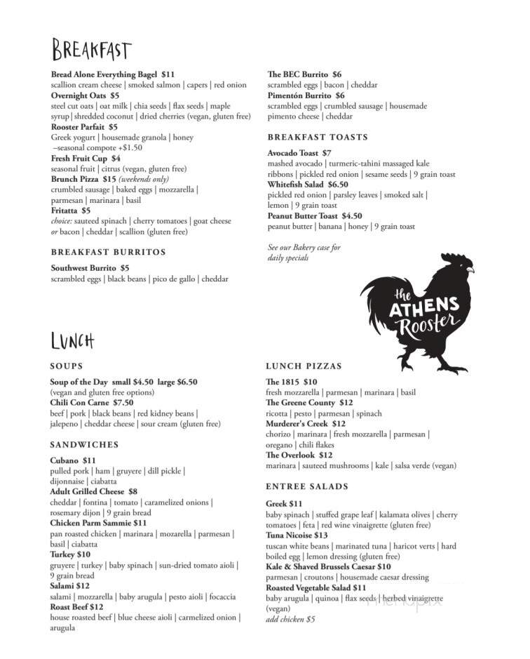 The Athens Rooster - Athens, NY