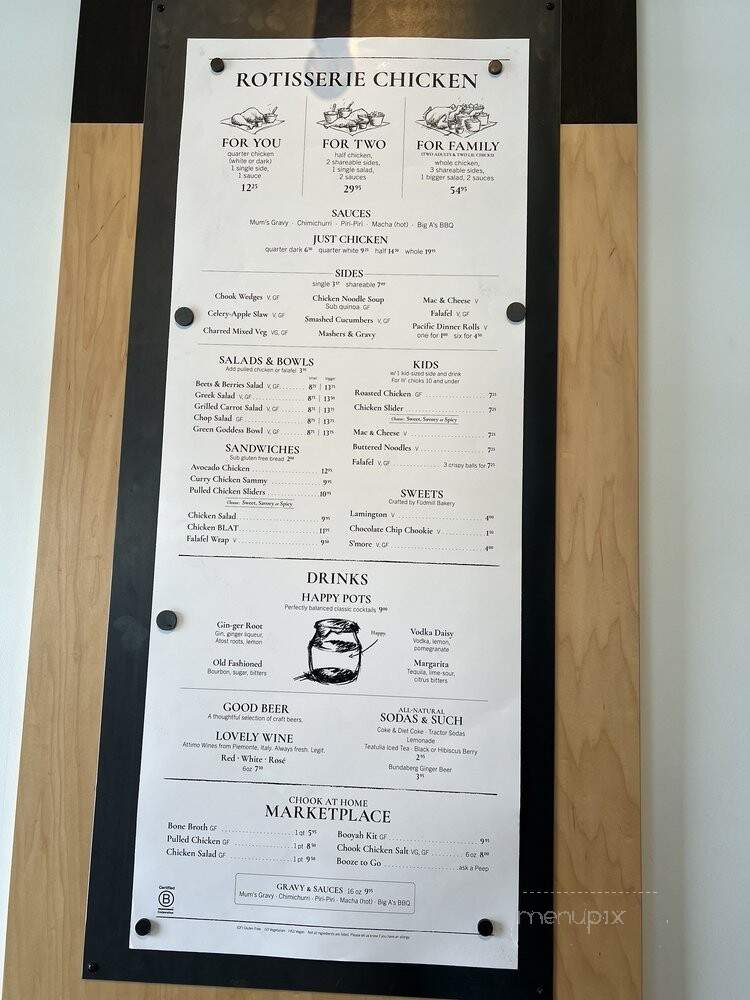 Chook Charcoal Chicken - Greenwood Village, CO menu_pic