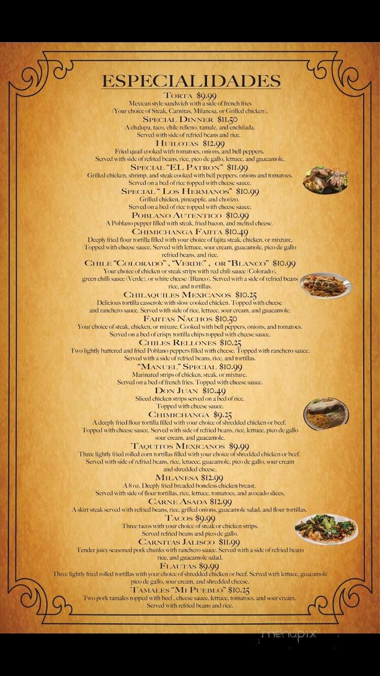 El Patron - Jacksonville, IL menu_pic